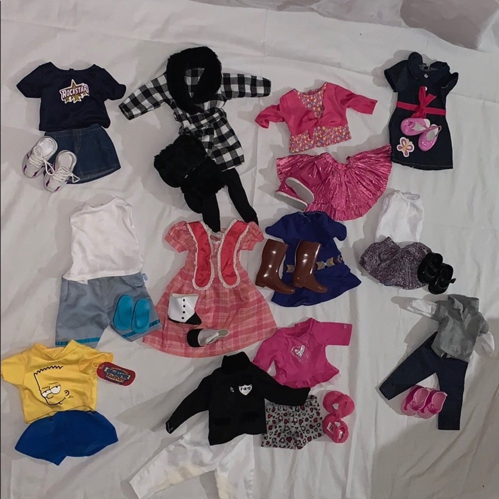 American girl doll outfit clothing set with shoes